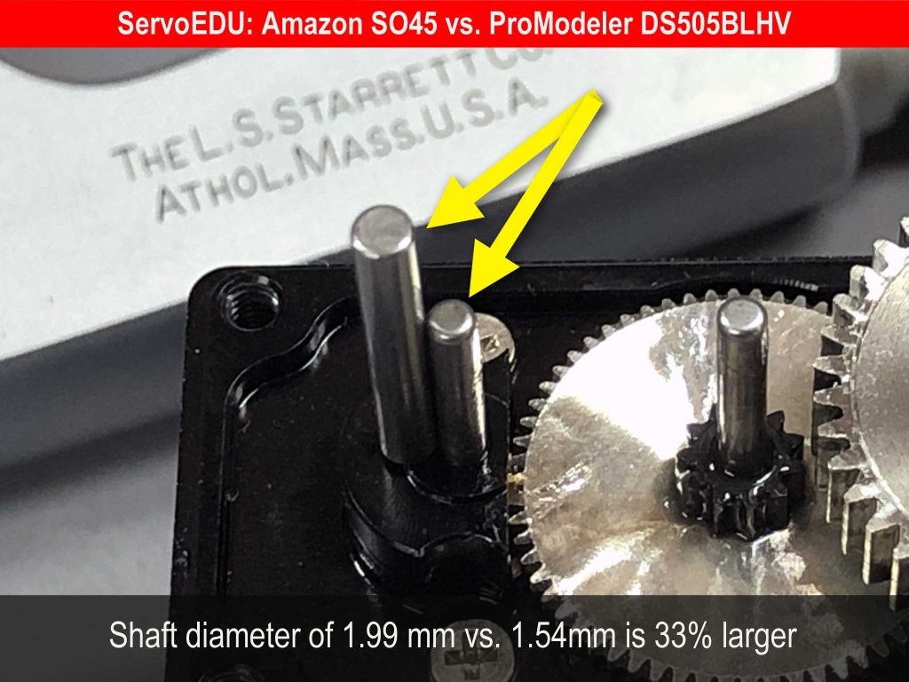 - Bit of grease holds the shaft in place for a photo