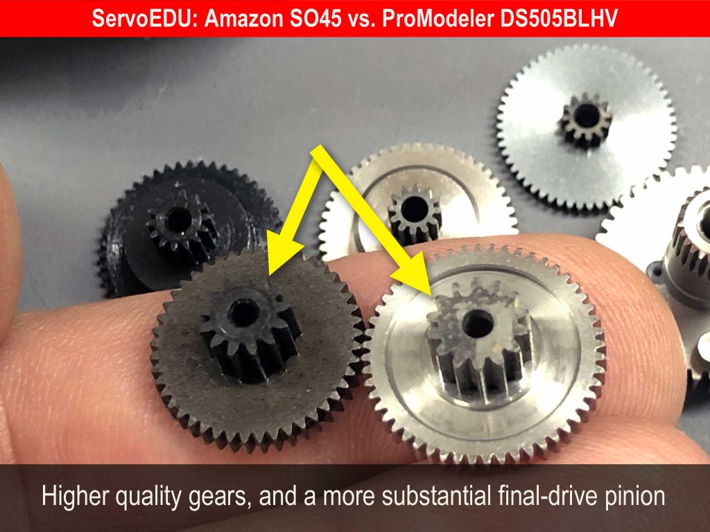 - The finish is a good proxy for quality